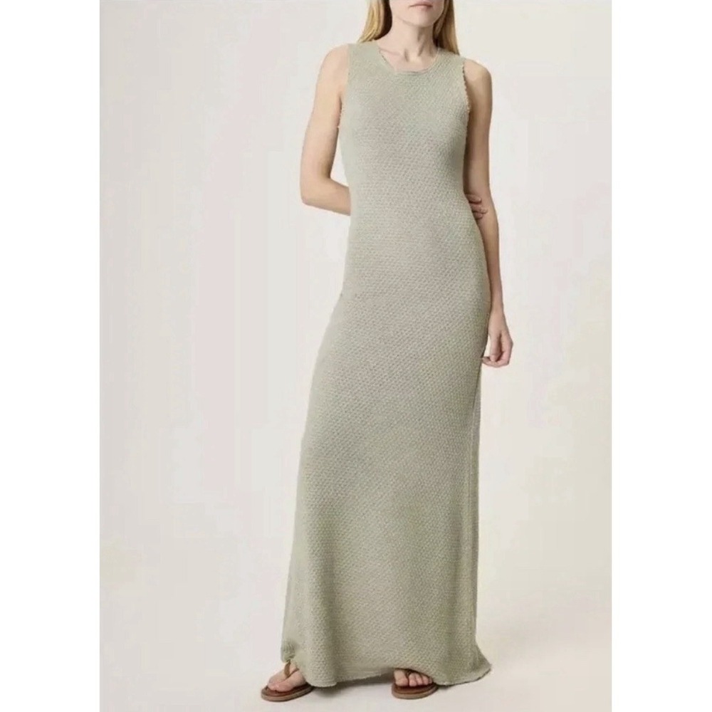 NWT Rag & Bone Carine Textured Knit Midi Dress Sage Green XS